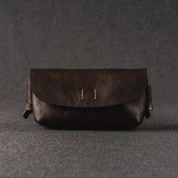 YAAGLE Women Handmade Tanned Leather Cross Body Bag Clutch YGWF18