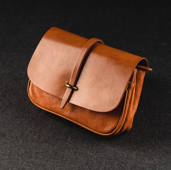 YAAGLE Women Soft Tanned Leather Flap Cross Body Bag YG240